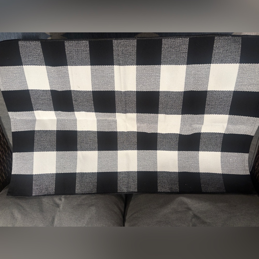 Buffalo Plaid Accent Decor- brand new never used
